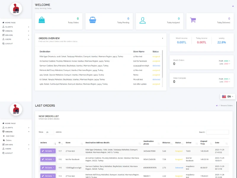 Fast Go Delivery – Powered Delivery System by Utupya